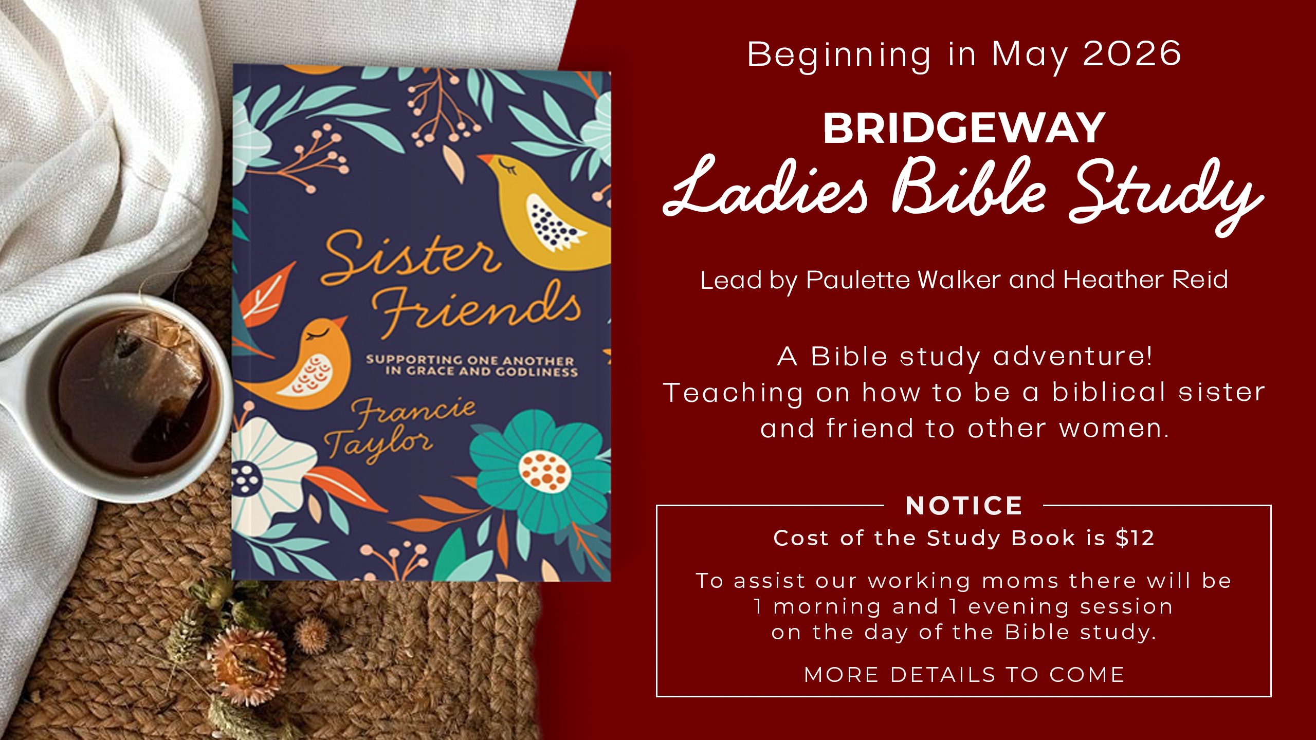 Ladies Bible Study 2026_May