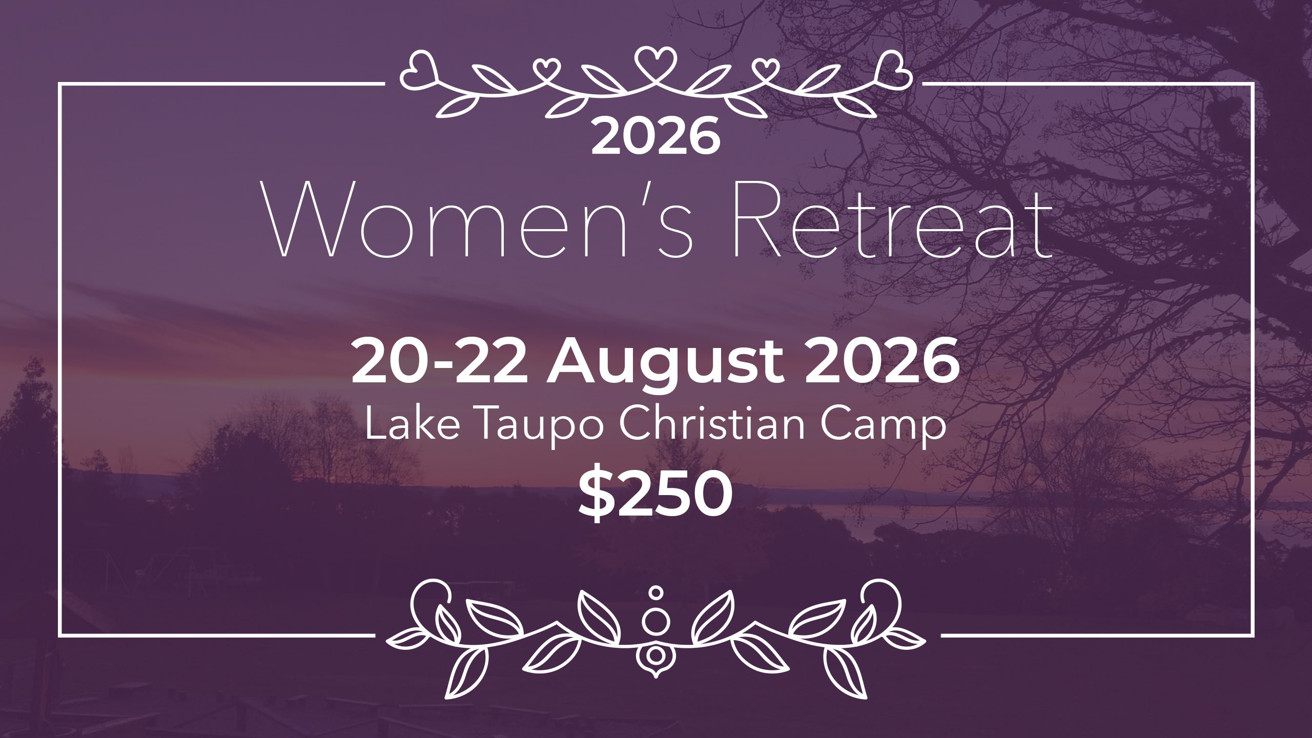 Women's Retreat Lead-up