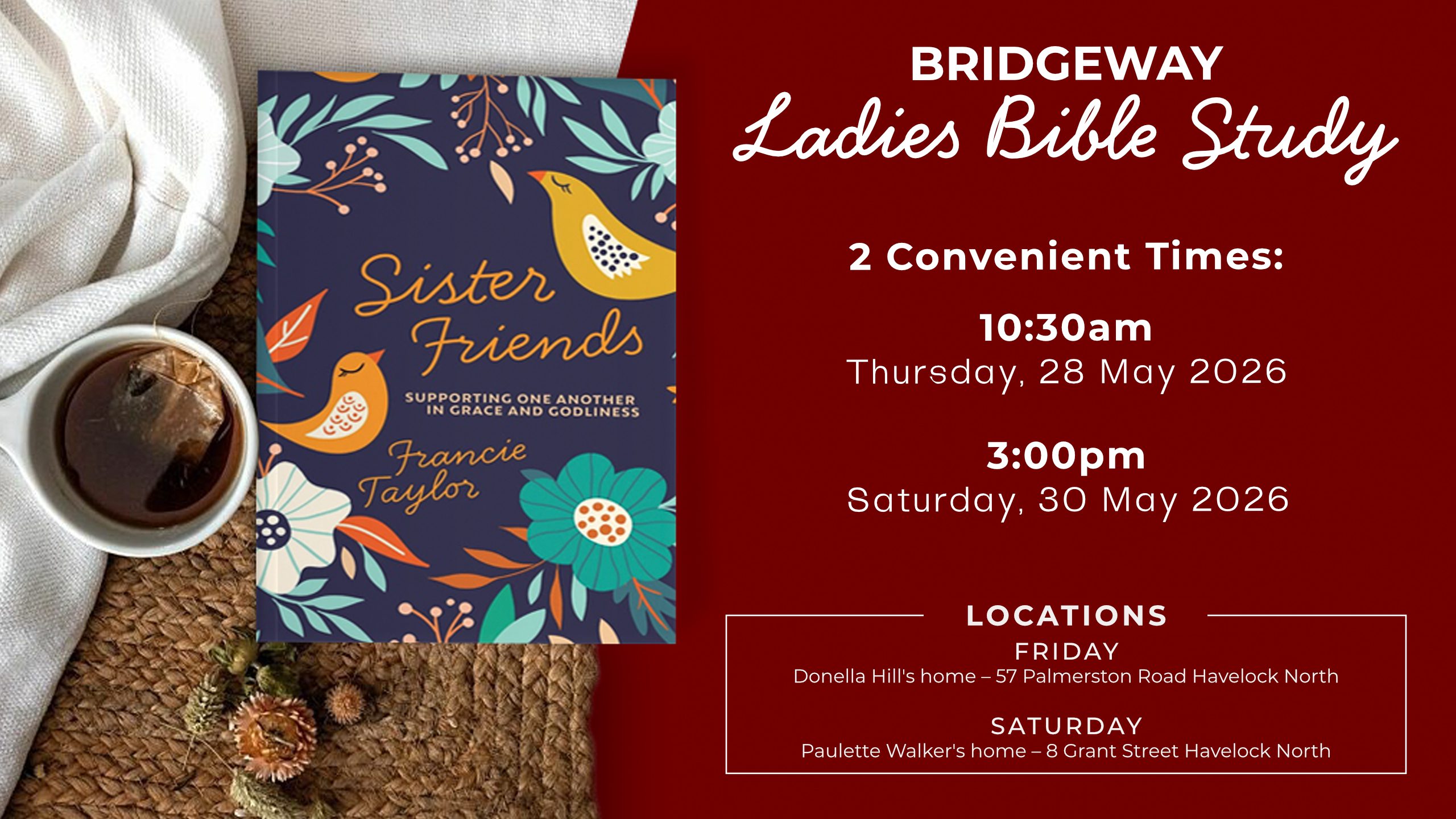 May Ladies Bible Studies